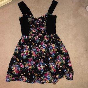 Floral Fit and Flare Dress